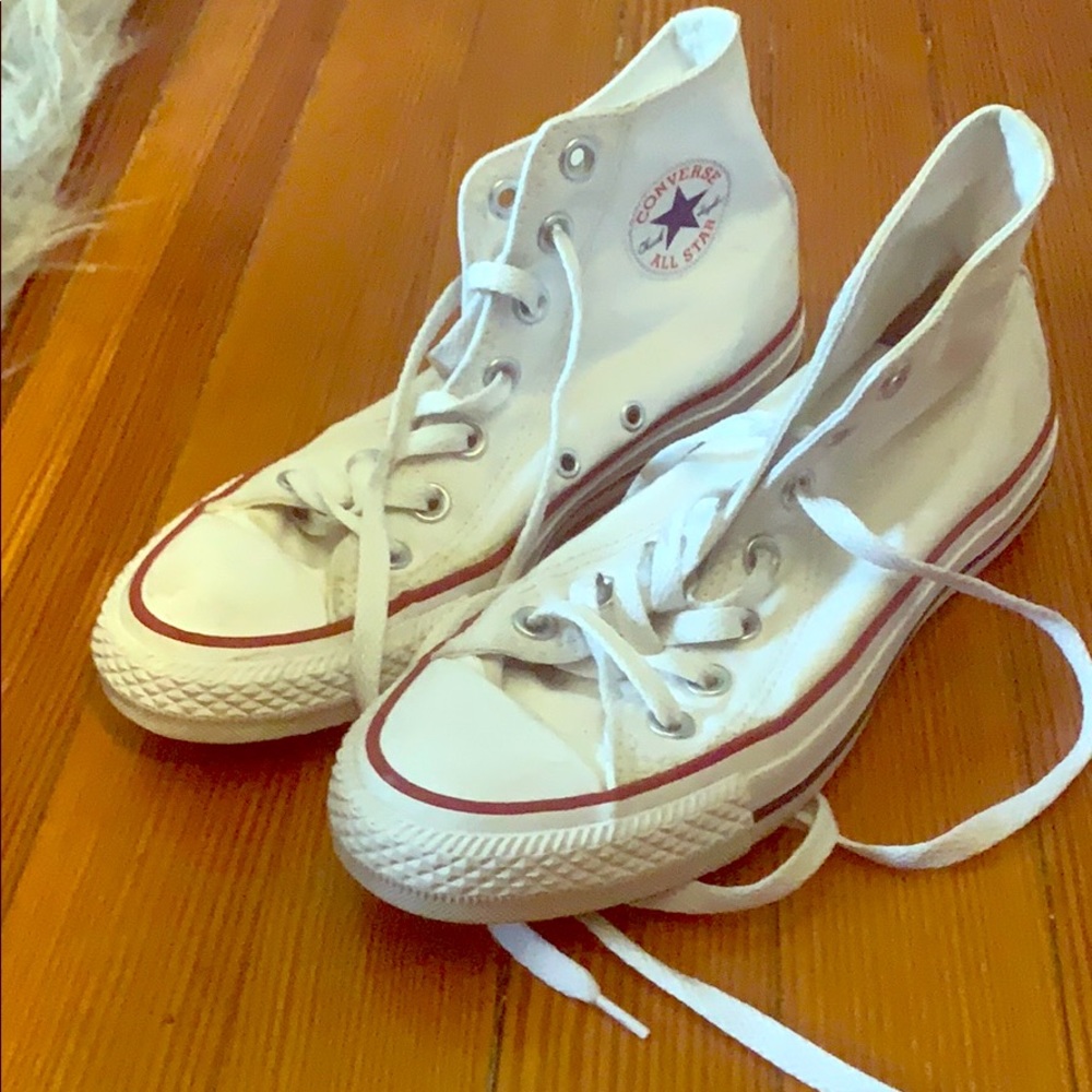 White high top converses